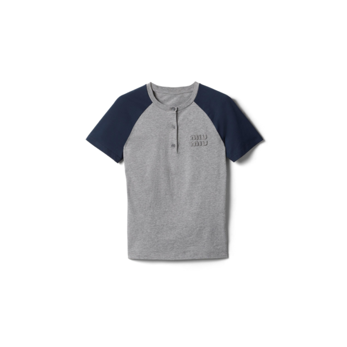 M1v M1v cotton plain knit henley sweater mjna18
